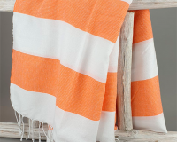 White/Bright Orange