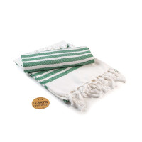 White/Dark Green